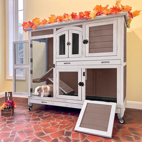 Suumerpety Multi-Door Rabbit Hutch