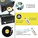 8-in-1 Turntable Music Center with Built-in Stereo Speakers,Nostalgic Classic Wood Bluetooth Record Player with USB Play&Encoding，CD Player and FM Radiothumb 3