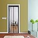 Magnetic Screen Door, GoFutre Magnets Screen Door Magic Mesh Hands Free Screen Door Curtain 2017 Design Full Frame Velcro & Fiberglass Mesh Fits Door Openings up to 34”x82” MAX