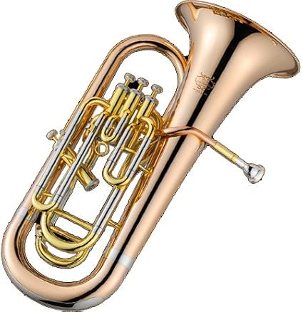 Amazon 入門にも嬉しいケアセット付き Marcato マルカート Bユーフォニアム Ep591gb クリアラッカー仕上げ ユーフォニアム 楽器