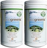 Biopharma Scientific NanoGreens 10, 12.7-Ounce / Green Apple (Double Pack)