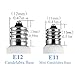 E11 led Bulb 75W 100W Equivalent Halogen Replacement Lights, Dimmable T4 /T3 JD Type Mini Candelabra Base, 1000 Lumens Warm White 3000K, AC 110V/ 120V/ 130V (5 of Pack)