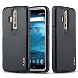 ZTE Axon Pro Case, J&D [ArmorBox] [Dual Layer] Hybrid Shock Proof Protective Rugged Case for ZTE Axon Pro - Grey