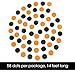 Bobee Black and Orange Paper Garland 70 feet 5 Strands Party Decoration (5 Strands, 14 feet Each, 70 feet Total)