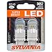 SYLVANIA - 3057 ZEVO LED White Bulb - Bright LED Bulb, Ideal for Daytime Running Lights (DRL) and Back-Up/Reverse Lights (Contains 2 Bulbs)