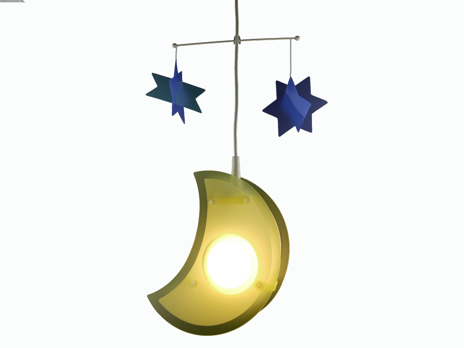 Niermann Standby Plastic Pendulum Light, Moon, E27 (Edison Screw), Multi Color