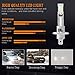 TUINCYN 1600Lm H1 LED Fog Light Bulbs Replacement 6500K White Extremely Bright High Power 80W CSP Chips DRL Daylight LED Bulb DC 12V-24V (2-Pack)