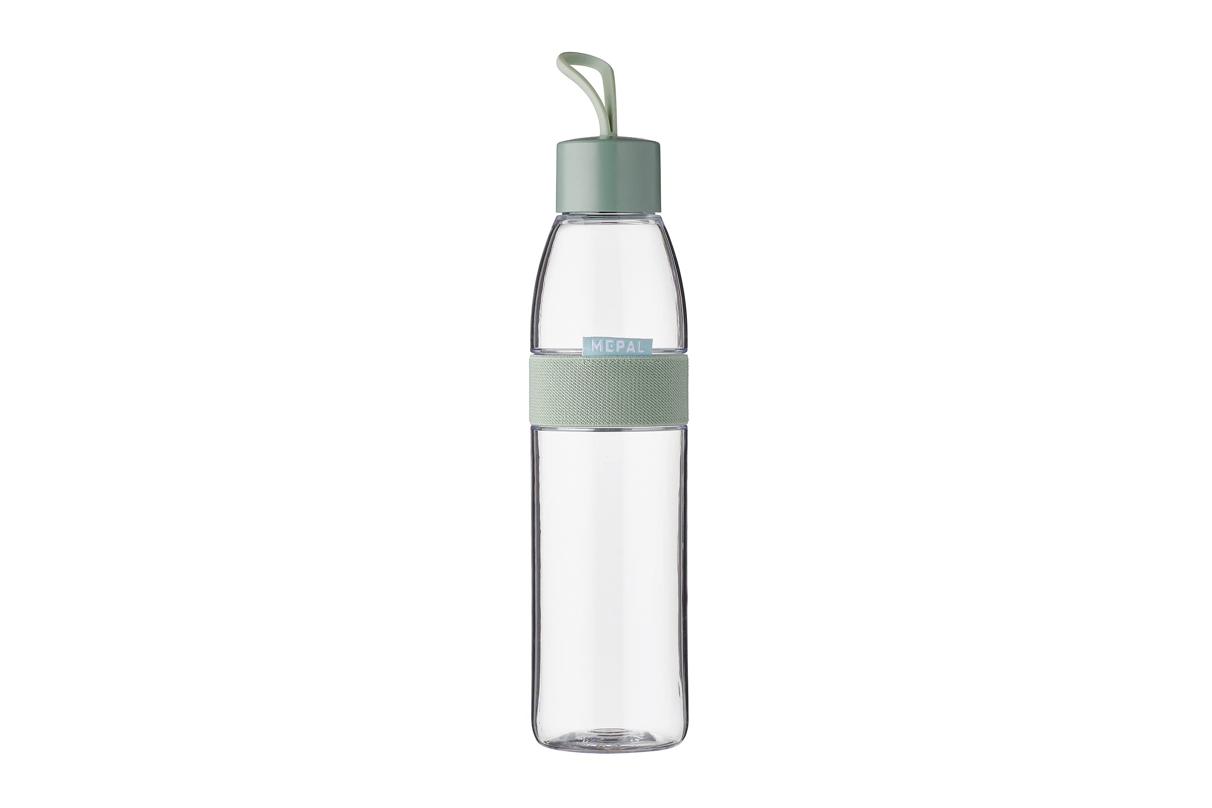 Mepal – Water Bottle Ellipse – Reusable Water Bottle – Leak Proof Drinking Bottle Suitable For Carbonated Drinks – BPA-Free - 700 ml – Nordic Sage