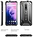 Poetic Revolution Case for OnePlus 7, [20FT Mil-Grade Drop Tested], Full-Body Rugged Dual-Layer Shockproof Protective Cover with Kickstand and Built-in-Screen Protector, Black