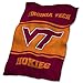 Logo Brands 235-27 NCAA Virginia Tech Ultrasoft Blanket