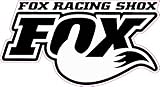 Fox Racing Shox White Tall Decal 5