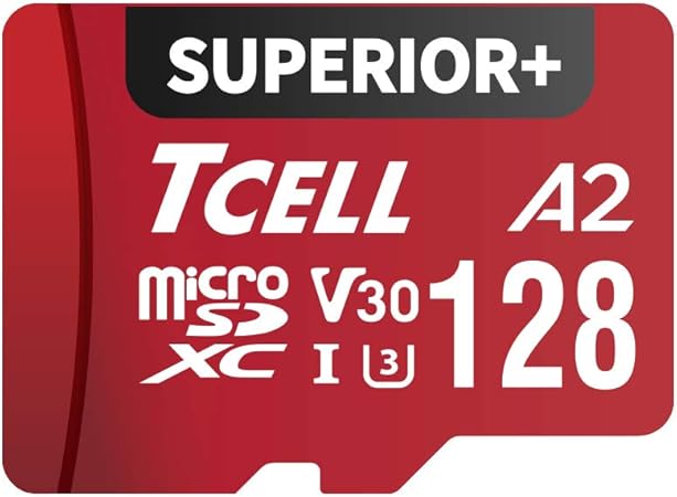 Amazon Com Tcell Superior 128gb Microsdxc U3 V30 Ush I Read 100mb S Write 90mb S Full Hd 4k Uhd Video Memory Sd Card For Camera Phone Galaxy Drone Dash Cam Gopro Tablet Pc With Adapter Computers Accessories