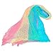 Newborn Baby Photography Props - Long Ripple Wrap Blanket and Lace Beads Headband (Multicoloured-1, OneSize)