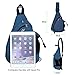 LC Prime Sling Bag Chest Pack Shoulder Unbalance Sack Fanny Gym Backpack Satchel Outdoor Rucksack Adjustable Shoulder Strap Exchange Shoulder for Travel Cycling Hiking Nylon Multi-Colored