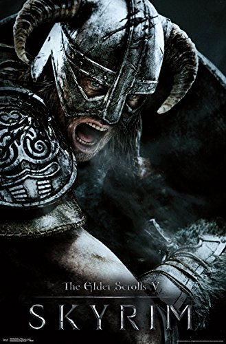 Trends International Elder Scrolls Skyrim Aerial Wall Poster 22.375" x 34"
