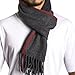 Alpine Swiss Mens Plaid Scarf Soft Winter Scarves Unisex