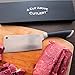 Fomei Fomei-G48 Cutlery Cleaver for Meat and Vegetables Chop, Butcher at Home Like A Professional, Safe and Comfortable Handle Can Not Come Loose, 7 Inch Stainless St, Medium, Stainless Steel