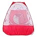 Babrit Cute Play Tent-Tunnel-Ball Pit with Basketball Hoop 3 in 1 Play House Children's Playground Toy Playpen with Tote Bag for Kid's Fun