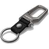Spigen Life Carabiner Key Ring Clip, Car Keychain Clip, Bottle Opener Key Chain Ring for Men and Women