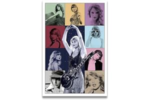 JSBADE Music Album Poster Cover Canvas Wall Art Posters Wall Decor Art Print Posters for Room Aesthetic for Teen and Girls Dorm Decor 16x24 inch Unframed