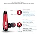 Bluetooth Headphones E-Zigo Wireless Neckband Stereo Sweat-Proof Built-in Mic Running Gym Handsfree Earbuds Headsets for iPhone6s plus Samsung S6 Tablet and More(Black&Red)