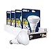 (4 Pack) Cree Dimmable LED BR30 Flood 65W Replacement Can Light Bulb in Soft White with Medium Screw-in Base