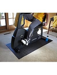 SuperMats - Alfombrilla de alta densidad para equipo comercial 40GS, fabricada en Estados Unidos para equipos cardiovasculares, bicicletas reclinables y necesidades generales de alfombrilla, de 2.5 pies x 5 pies (30 pulgadas x 60 pulgadas)