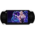 HLF Video Game Console 4.3 inch 8GB Built-in 2000 Retrp Classic Games for Multiple Simulators Game can Save Multiple Progress Video/Music/E-Book Portable Console Gift for Boyfriend/Children(Black)