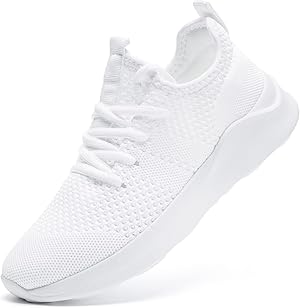 LANGFEUU Damen Turnschuhe Sneaker Schuhe Damen Sportschuhe Laufschuhe Tennisschuhe Outdoor Running Damen Walkingschuhe Straßenlaufschuhe rutschfest Atmungsaktiv Leichtgewichts