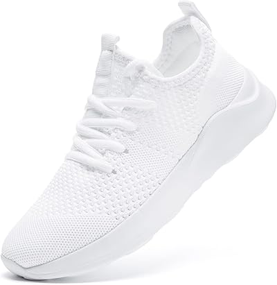 LANGFEUU Damen Turnschuhe Sneaker Schuhe Damen Sportschuhe Laufschuhe Tennisschuhe Outdoor Running Damen Walkingschuhe Straßenlaufschuhe rutschfest Atmungsaktiv Leichtgewichts