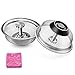 2-Pack Kitchen Sink Drain Strainer Stainless Steel Drain Filter Strainer with Large Wide Rim 3.5