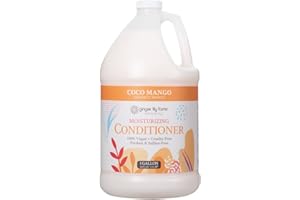 Ginger Lily Farms Botanicals Moisturizing Conditioner for All Hair Types, Coco Mango, 100% Vegan & Cruelty-Free, Coconut Mango Scent, 1 Gallon Refill