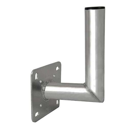 PremiumX 18cm Wandhalter ALU TÜV-Geprüft SAT Wandhalterung für Satellitenschüssel 18 cm Aluminium Satelliten-Antenne Halterun