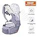 Baby Carrier for Newborn to Toddler , Bable 6-in-1 Convertible Carrier with Hip Seat, Baby Carrier Backpack for 8-33lbs, Baby Kangaroo Carrier with Accessories, Grey