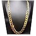 Gold Chain Necklace 9.1MM 24K Diamond Cut Smooth Cuban Link with a. USA Made (20)