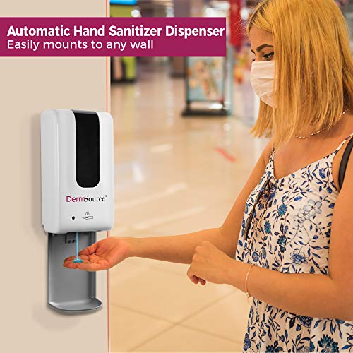 DermSource Touchless Hand Sanitizer Dispenser | Wall Mount Sanitizing Station with Drip Catcher, and Refillable Bottle… - Image 4