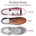 Envelop Gel Insoles for Men and Women - Shoe Heel Orthotics for Running, Hiking - Heel Cup Cushion Half Inserts - Reduce Foot Pain from Plantar Fasciitis, Spurs, Achilles and Arch Issues