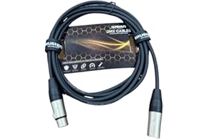 Illusion Universe 5-Pin DMX Cable, 10 Feet, Professional Stage Lighting, 5-Pin Female to Male Connector Adj, Chauvet, Illusio