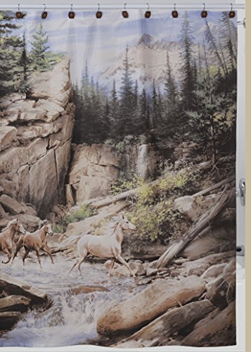 Creative Bath Products Horse Canyon Shower Curtain