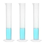 PATIKIL 500ml PP Plastic Graduated Cylinder, 3 Pack