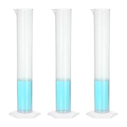 PATIKIL 500ml PP Plastic Graduated Cylinder, 3 Pack