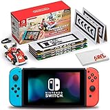 Nintendo Switch (Neon Blue/Red) Bundle with Mario