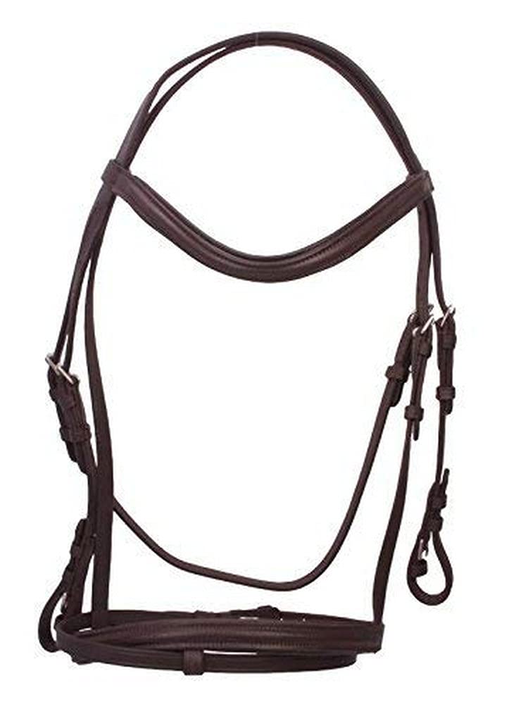 Kerbl 321714 Standard Snaffle Bridle Leather for Shetty Brown