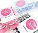 Bridal Bachelorette Party Favors - Wedding Kit - Bride & Bridesmaid Party Sunglasses - Set of 6 Pairs - Go Selfie Crazy - Themed Novelty Glasses for Memorable Moments & Fun Photos (6pc Set, Pink)