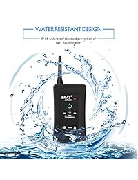 xeentong ejeas fbim de árbitro de fútbol comunicación Dúplex completo sistema de auriculares, fútbol, baloncesto, Golf árbitro, auricular intercomunicador, de 4 Vías Control de ruido, intercomunicador hasta 0.7 mile, impermeable IP65