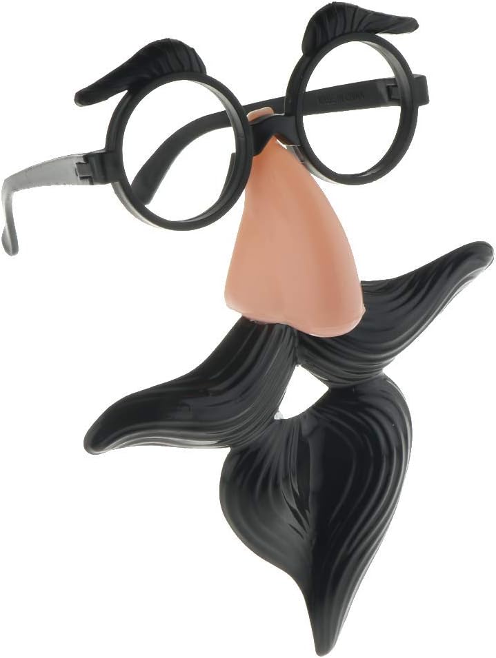 Amazon Co Jp 変装メガネ 鼻とひげ付き 面白いメガネ ハロウィンパーティー 変装メガネ ハロウィンパーティー小道具 B おもちゃ