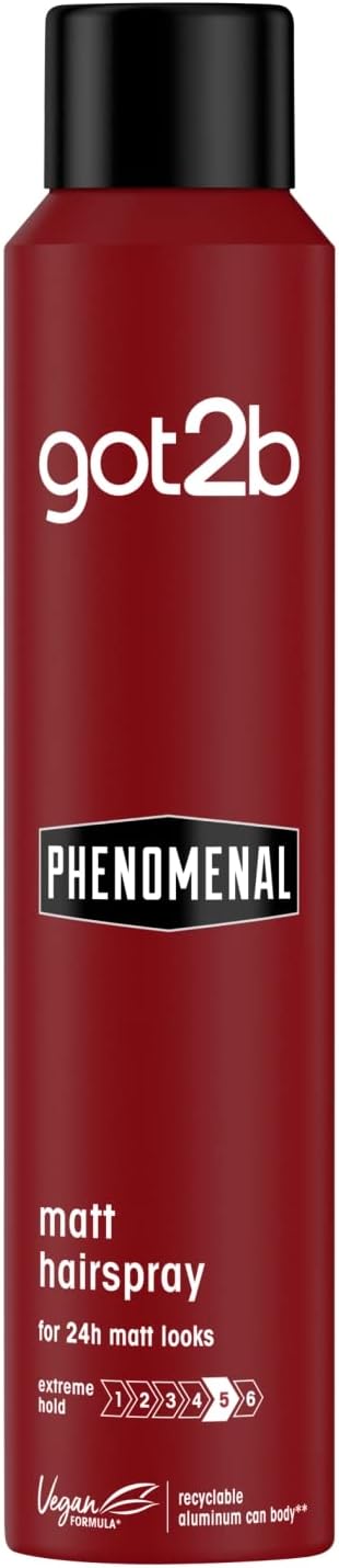 Schwarzkopf got2b Phenomenal Matt Hairspray 200 ml Dramatic Hold