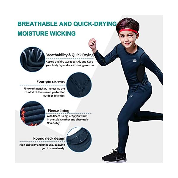 Reima Lani Thermal Base Layer Set, Bright Blue - 80