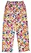 iscream Big Girls Fun Print Silky Soft Plush Pants - Emoji Collage, Small