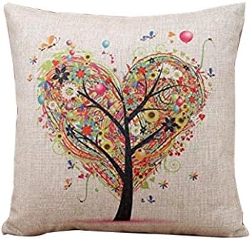 Ziopp Linen Pillow Square Throw Flax Case Decorative Cushion Pillow Cover